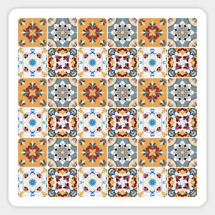 Azulejo #8- vector Portuguese Moorish pattern Sticker